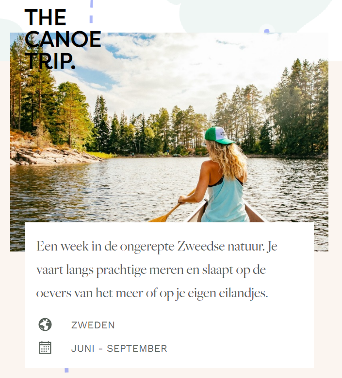 the canoe trip