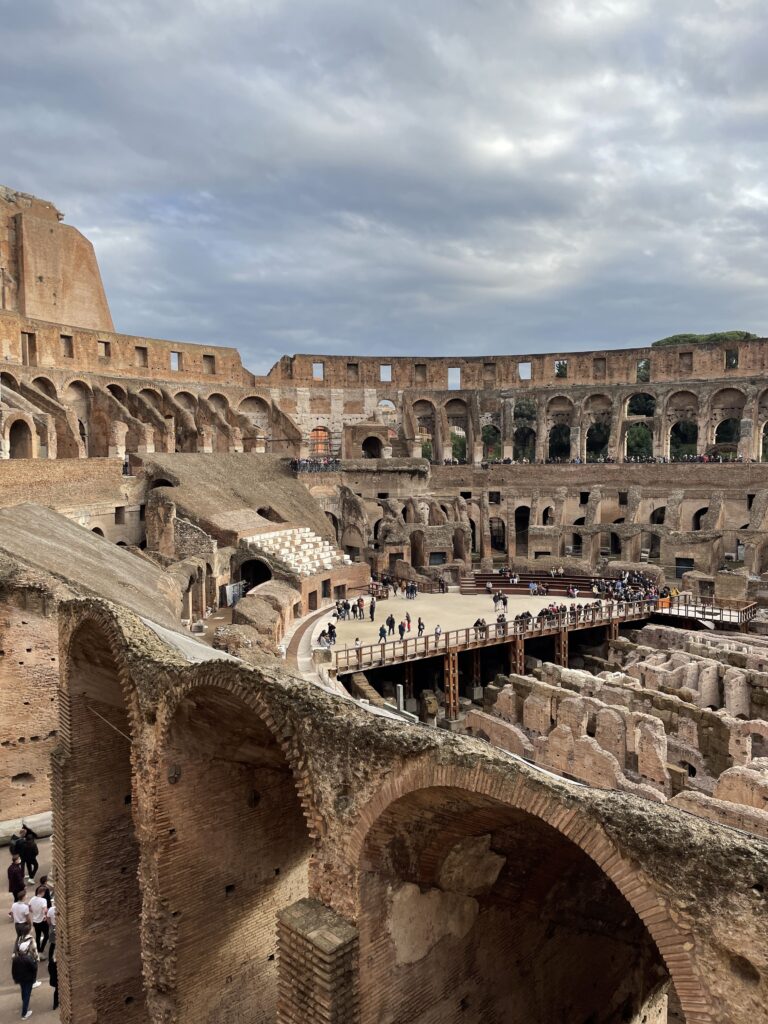 Reisroute Rome Napels colosseum